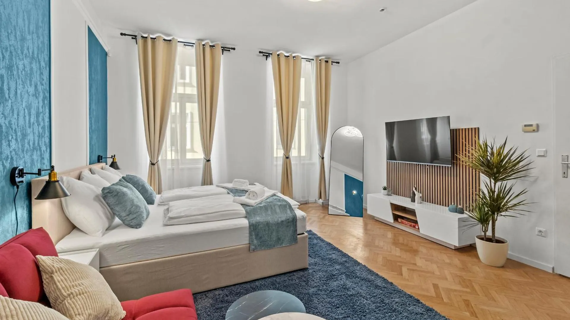 Daire Zentrale, Stilvolle Und Gemuetliche Wohnung Viyana